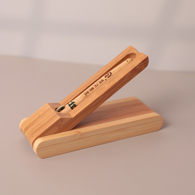 Set de stilouri cadou din bambus