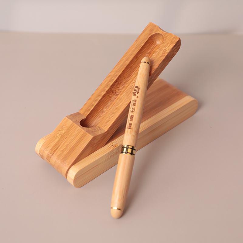 Set de stilouri cadou din bambus